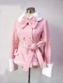 Pink Sweet Princess Short Winter Lolita Coat
