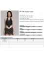 Black Punk Gothic Punk Halter Lace-Up Vest Top for Women