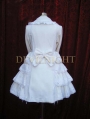 White Sweet Princess Bow Winter Lolita Coat