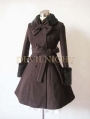 Black Elegant Winter Lolita Coat