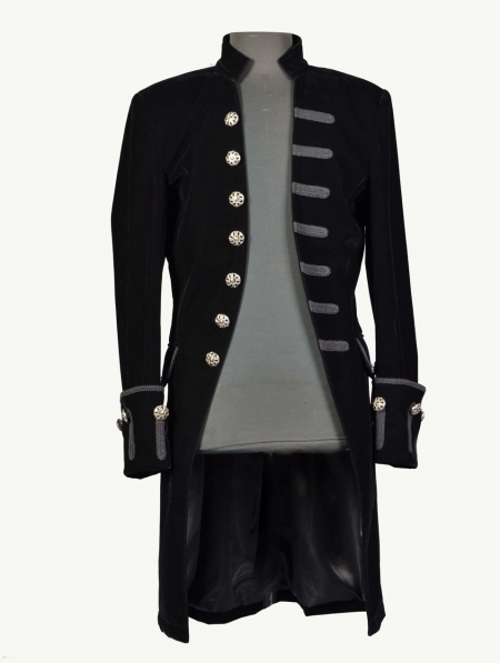 Black Alternative Gothic Coat for Men - Devilnight.co.uk