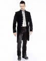 Black Alternative Gothic Coat for Men