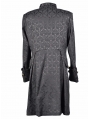 Black Alternative Pattern Gothic Coat for Men