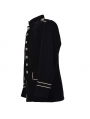 Black Military Style Gothic Coat for Men