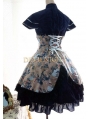Chinese Style Pattern Short Sleeves Lolita Dress