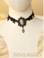 Black Vintage Gothic Victorian Necklace