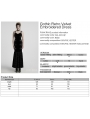 Black Gothic Retro Velvet Embroidered Long Fishtail Party Dress