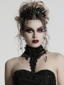 Black Gothic Gorgeous Crystal Chain Tasseled Headband