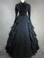 Black Classic Gothic Victorian Dress