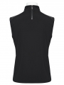 Black Gothic Punk Vision Studded Mesh Vest Top for Men