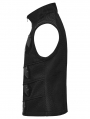 Black Gothic Cyberpunk 3D Patch Vest for Men