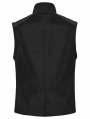 Black Gothic Cyberpunk 3D Patch Vest for Men