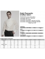White Vintage Gothic Embroidered Chiffon Shirt for Men