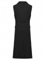 Black Gothic Dark Night Vampire Long Vest for Men