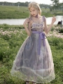 Purple Blooming Oil Painting Print Sweet Lolita JSK Dress
