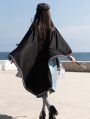 Black and Gray Cross Embroidered Military Gothic Lolita Dress Suit