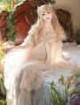 Champagne Off-the-Shoulder Ruffle Classic Lolita OP Dress