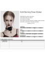 Black Gothic Vintage Burning Rose Bead Chain Choker
