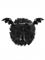 Black Gothic Batwing Round Devil Plush Bag