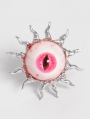 Silver Gothic Eyeball Ring