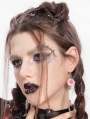 Silver Eyeball Bead Mermaid Earrings