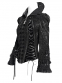 Black Vi../upload/20250715/CTorian Gothic Bell Sleeve Short Jacket for Women