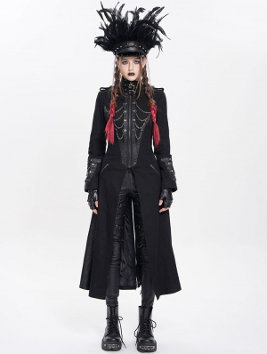 Black Punk Military Gothic Fi../upload/20250715/TTed Long Jacket for Women