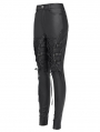 Black Gothic Punk Lace-Up Slim Fi../upload/20250715/TTed Pants for Women