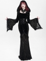 Black Gothic Vampire Embroidered Velvet Hooded Fi../upload/20250715/SHTail Maxi Dress
