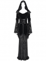 Black Gothic Vampire Embroidered Velvet Hooded Fi../upload/20250715/SHTail Maxi Dress