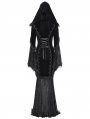 Black Gothic Vampire Embroidered Velvet Hooded Fi../upload/20250715/SHTail Maxi Dress