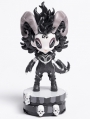 Black Gothic Skull Horned Resin Kit