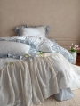 Blue Embroidered Lace Dreamy Fairy Comforter Set