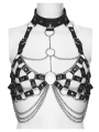 Black Gothic Sexy Punk Chain Harness