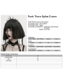 Gothic Punk Thorn Spike Metal Chain Crown Headdress