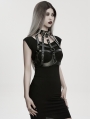 Black Gothic Sexy Punk Hollow Out Leather Harness