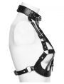 Black Gothic Sexy Punk Hollow Out Leather Harness
