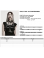 Black Gothic Sexy Punk Hollow Out Leather Harness