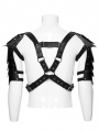 Black Gothic Warrior Punk Men's Shoulder Armor