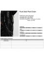 Gothic Punk Skull Metal Pants Chain