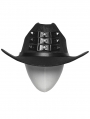 Black Gothic Punk Rivets Stylish Formal Hat
