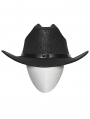 Black Gothic Punk Rivets Stylish Formal Hat