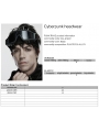 Black Gothic Cyberpunk Spiked Rivet Headwear