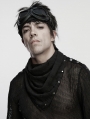 Black Gothic Wasteland Punk Bandana Face Mask Scarf