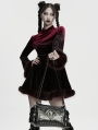 Black Gothic Punk Skull Studded Coffin Bag