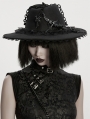 Black Gothic Revenge Dragon Skeleton Jazz Hat