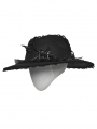 Black Gothic Revenge Dragon Skeleton Jazz Hat