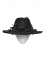 Black Gothic Revenge Dragon Skeleton Jazz Hat