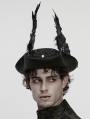 Black Gothic Dark Angel Wings Hat