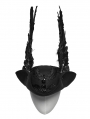 Black Gothic Dark Angel Wings Hat